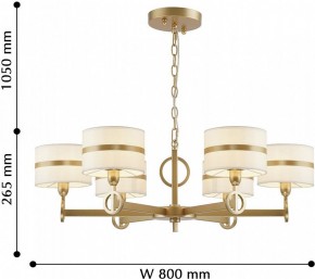 Подвесная люстра Favourite Mateo 2634-6P в Лесном - lesnoy.mebel24.online | фото 8