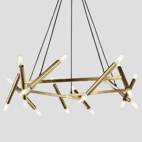 Подвесная люстра Imperiumloft Jonathan Browning Le Pentagone Chandelier 20 Light 40.2364 в Лесном - lesnoy.mebel24.online | фото