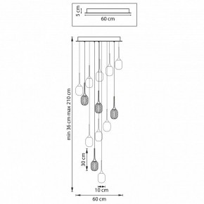 Подвесная люстра Lightstar Acrile 738131 в Лесном - lesnoy.mebel24.online | фото 7