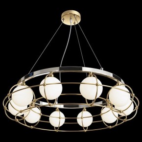 Подвесная люстра Maytoni Carcass MOD312PL-10GCH в Лесном - lesnoy.mebel24.online | фото 3