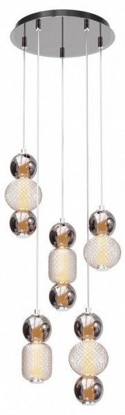 Подвесная люстра Maytoni Drop MOD273PL-L80CH3K в Лесном - lesnoy.mebel24.online | фото
