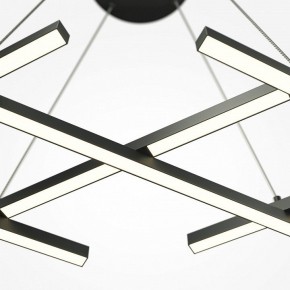 Подвесная люстра Maytoni Halo MOD244PL-L50BK в Лесном - lesnoy.mebel24.online | фото 3