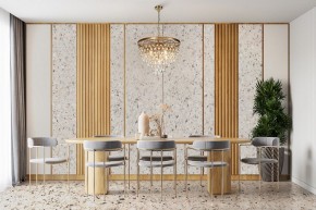 Подвесная люстра Maytoni Linn MOD091PL-07G в Лесном - lesnoy.mebel24.online | фото 4
