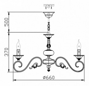 Подвесная люстра Maytoni Perla ARM337-07-R в Лесном - lesnoy.mebel24.online | фото 6