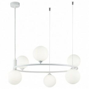Подвесная люстра Maytoni Ring MOD013PL-06W в Лесном - lesnoy.mebel24.online | фото 3