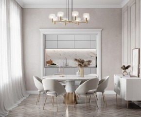 Подвесная люстра Maytoni Vision MOD411PL-08G в Лесном - lesnoy.mebel24.online | фото 5
