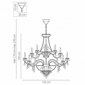 Подвесная люстра Osgona Classic 700511 в Лесном - lesnoy.mebel24.online | фото 3