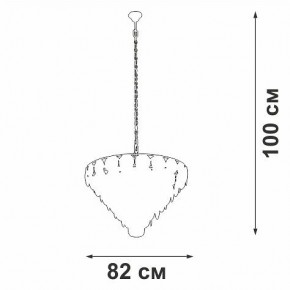 Подвесная люстра Vitaluce V58340 V58340-8/25 в Лесном - lesnoy.mebel24.online | фото 3