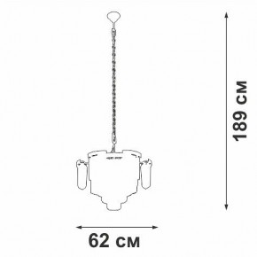 Подвесная люстра Vitaluce V58370 V58370-8/13 в Лесном - lesnoy.mebel24.online | фото 3