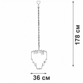 Подвесная люстра Vitaluce V58470 V58470-8/5 в Лесном - lesnoy.mebel24.online | фото 4