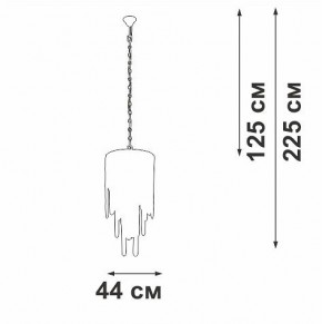 Подвесная люстра Vitaluce V5885 V5885-9/7 в Лесном - lesnoy.mebel24.online | фото 3