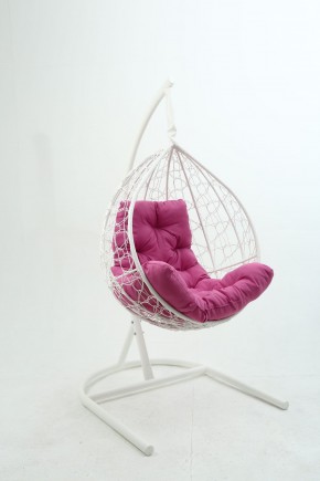 Подвесное кресло Бароло (белый/розовый) в Лесном - lesnoy.mebel24.online | фото