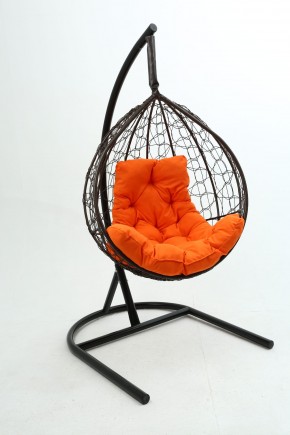 Подвесное кресло Бароло (коричневый/оранжевый) в Лесном - lesnoy.mebel24.online | фото
