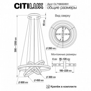 Подвесной светильник Citilux Дуэт CL719650 в Лесном - lesnoy.mebel24.online | фото 9