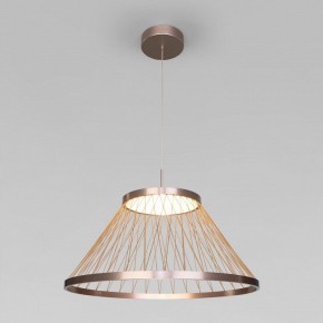 Подвесной светильник Eurosvet Cesta 40017/1 LED коричневый в Лесном - lesnoy.mebel24.online | фото 2