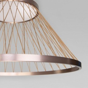 Подвесной светильник Eurosvet Cesta 40017/1 LED коричневый в Лесном - lesnoy.mebel24.online | фото 6