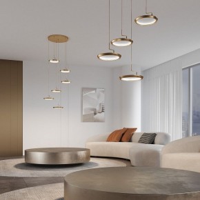 Подвесной светильник Eurosvet Crespella 90034/6 золото в Лесном - lesnoy.mebel24.online | фото 4
