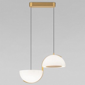 Подвесной светильник Eurosvet Emisfero 50083/2 LED золото в Лесном - lesnoy.mebel24.online | фото