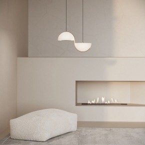 Подвесной светильник Eurosvet Emisfero 50083/2 LED золото в Лесном - lesnoy.mebel24.online | фото 2