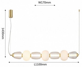 Подвесной светильник Favourite Bella 4057-3P в Лесном - lesnoy.mebel24.online | фото 3