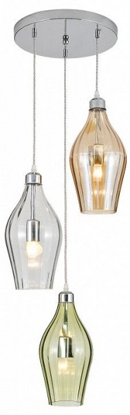 Подвесной светильник Indigo Piemonte 11058/3P Multicolor в Лесном - lesnoy.mebel24.online | фото 2