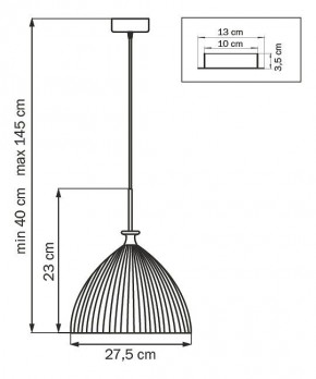 Подвесной светильник Lightstar Agola 810030 в Лесном - lesnoy.mebel24.online | фото 2