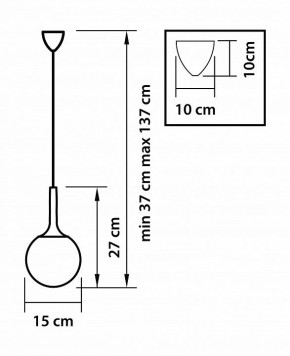 Подвесной светильник Lightstar Globo 813013 в Лесном - lesnoy.mebel24.online | фото 3