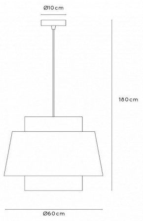 Подвесной светильник Lucide Tribute 21435/60/38 в Лесном - lesnoy.mebel24.online | фото 5