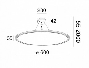 Подвесной светильник Maytoni Cosmos MOD057PL-L54W4K в Лесном - lesnoy.mebel24.online | фото 4