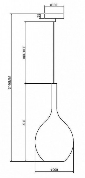 Подвесной светильник Maytoni Duality MOD271PL-01B1 в Лесном - lesnoy.mebel24.online | фото 4