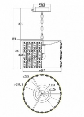 Подвесной светильник Maytoni Gelid MOD184-PL-01-CH в Лесном - lesnoy.mebel24.online | фото 8