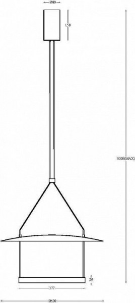 Подвесной светильник Maytoni Halo MOD280PL-L30B3K в Лесном - lesnoy.mebel24.online | фото 4