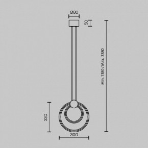 Подвесной светильник Maytoni Link MOD357PL-L14BS3K в Лесном - lesnoy.mebel24.online | фото 4