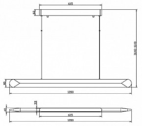 Подвесной светильник Maytoni Motion MOD276PL-L40B3K в Лесном - lesnoy.mebel24.online | фото 3