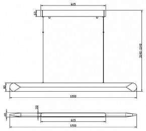 Подвесной светильник Maytoni Motion MOD276PL-L40W3K в Лесном - lesnoy.mebel24.online | фото 4