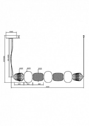 Подвесной светильник Maytoni Pattern MOD267PL-L42CH3K в Лесном - lesnoy.mebel24.online | фото 4