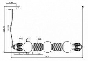 Подвесной светильник Maytoni Pattern MOD267PL-L42G3K в Лесном - lesnoy.mebel24.online | фото 4