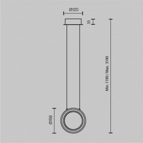 Подвесной светильник Maytoni Pharao MOD361PL-L7BS3K1 в Лесном - lesnoy.mebel24.online | фото 5