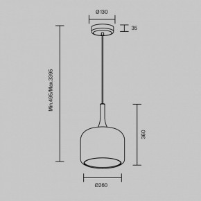 Подвесной светильник Maytoni Spirito MOD286PL-L18G3K в Лесном - lesnoy.mebel24.online | фото 11