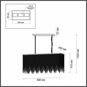 Подвесной светильник Odeon Light Chokka 5028/9A в Лесном - lesnoy.mebel24.online | фото 5