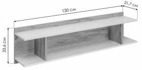 Полка навесная Альба в Лесном - lesnoy.mebel24.online | фото 7
