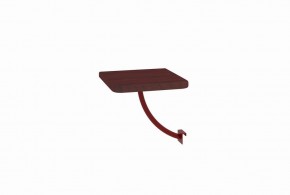 Полка прикроватная квадратная (МилСон) в Лесном - lesnoy.mebel24.online | фото 8