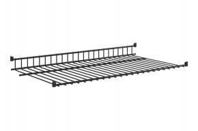 Полка сотовая L695 (черный муар) в Лесном - lesnoy.mebel24.online | фото