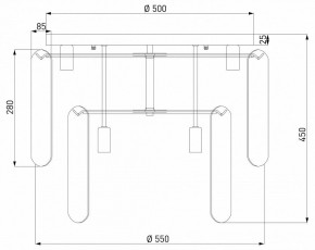 Потолочная люстра Eurosvet Claire 60170 золото в Лесном - lesnoy.mebel24.online | фото 5