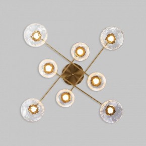 Потолочная люстра Eurosvet Ripple 50389 LED латунь в Лесном - lesnoy.mebel24.online | фото 3