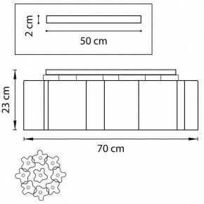 Потолочная люстра Lightstar Nubi 802097 в Лесном - lesnoy.mebel24.online | фото 2