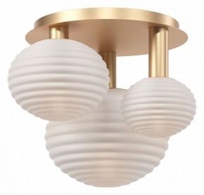 Потолочная люстра Maytoni Halo MOD268CL-03G в Лесном - lesnoy.mebel24.online | фото