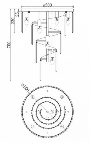 Потолочная люстра Maytoni Louis RC007CL-08CH в Лесном - lesnoy.mebel24.online | фото 3