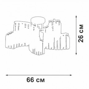 Потолочная люстра Vitaluce V5884 V5884-0/10PL в Лесном - lesnoy.mebel24.online | фото 4