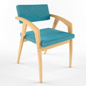 Растущий стул 38 Попугаев Бруно с мягким сиденьем и спинкой, для детей/подростков/взрослых от 150 см (Береза/Бриз) в Лесном - lesnoy.mebel24.online | фото